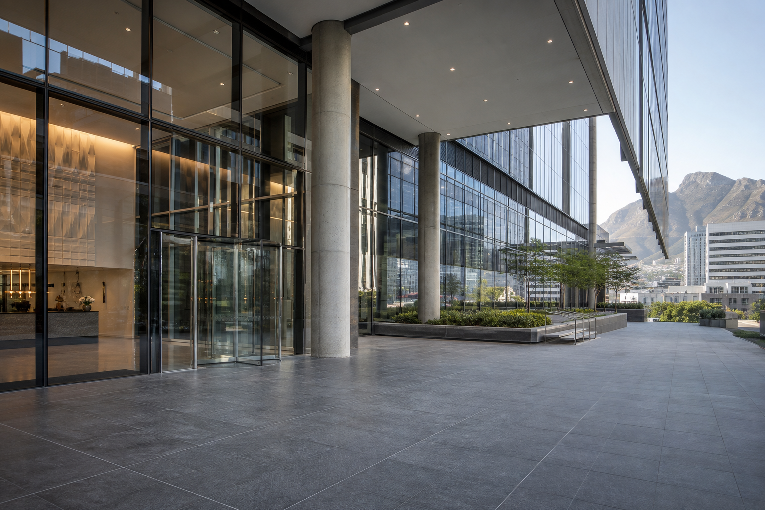 Contemporary South African commercial office building